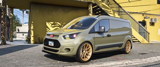 Front view of Lore Friendly Vapid Speed Van for FiveM GTA V
