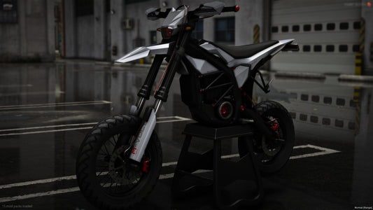 Front view of M-VOLT electric vehicle mod for FiveM