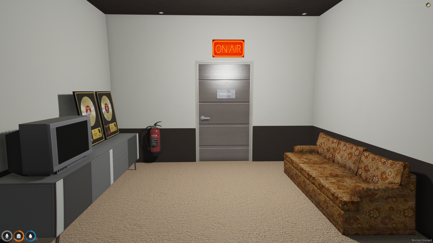 Storage room interior