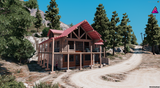 Exterior view of Log Cabin
