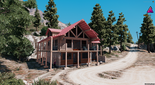 Exterior view of Log Cabin