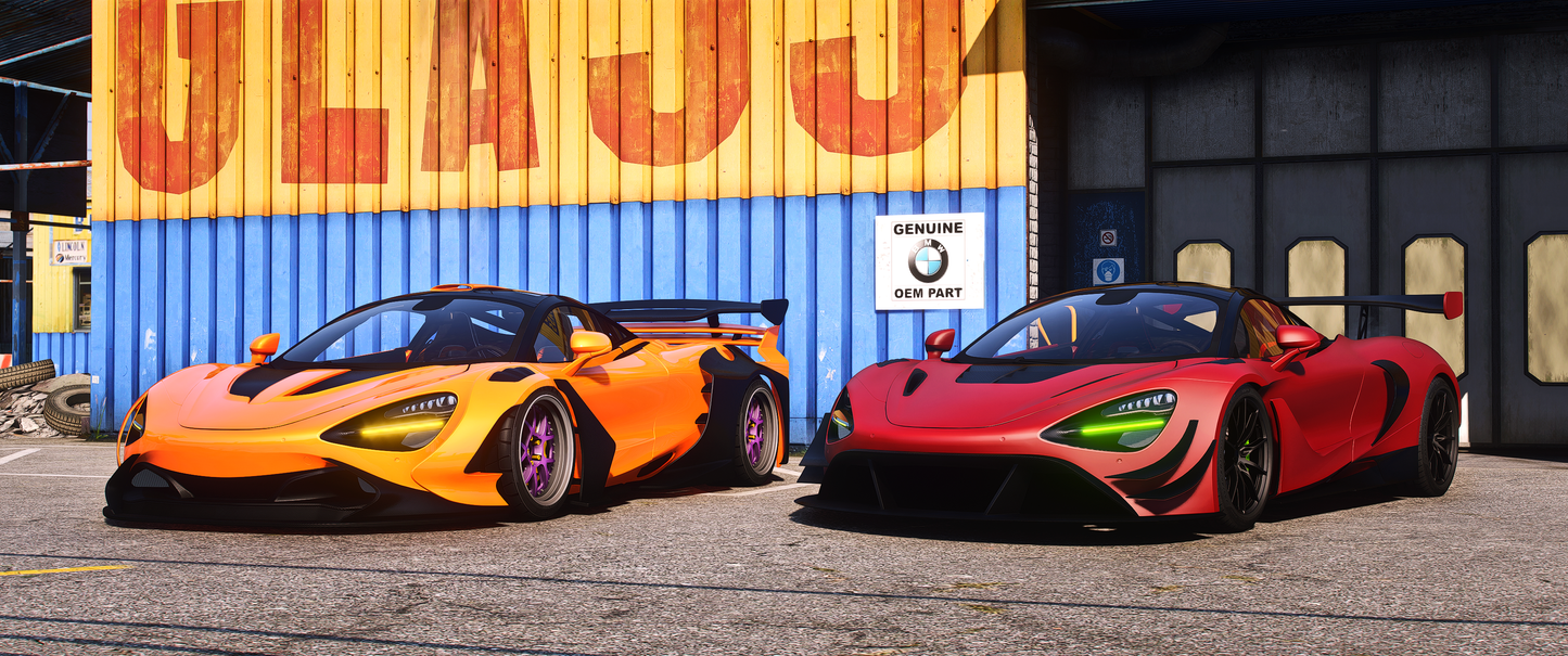 Debadged Mclaren 720s [Tuning] GTA 5 car