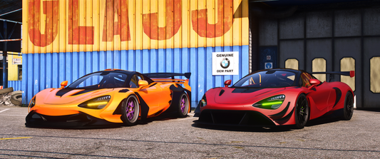 Debadged Mclaren 720s [Tuning] GTA 5 car