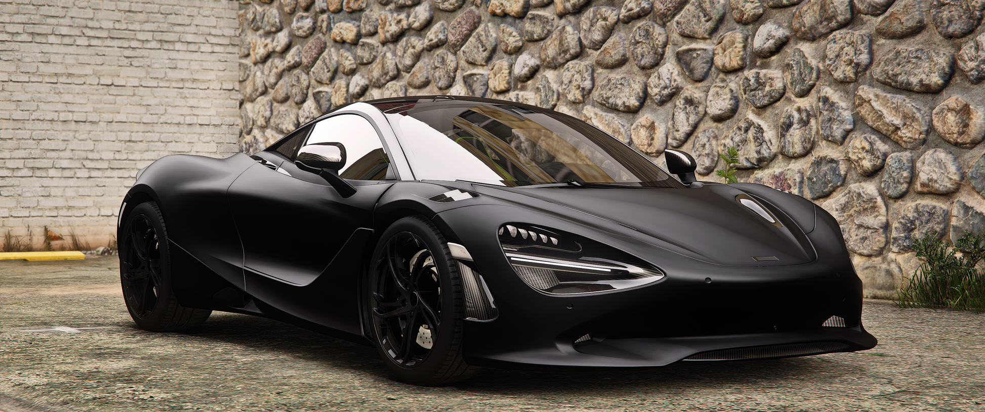 Debadged McLaren 750S 2023 FiveM Mod Front View