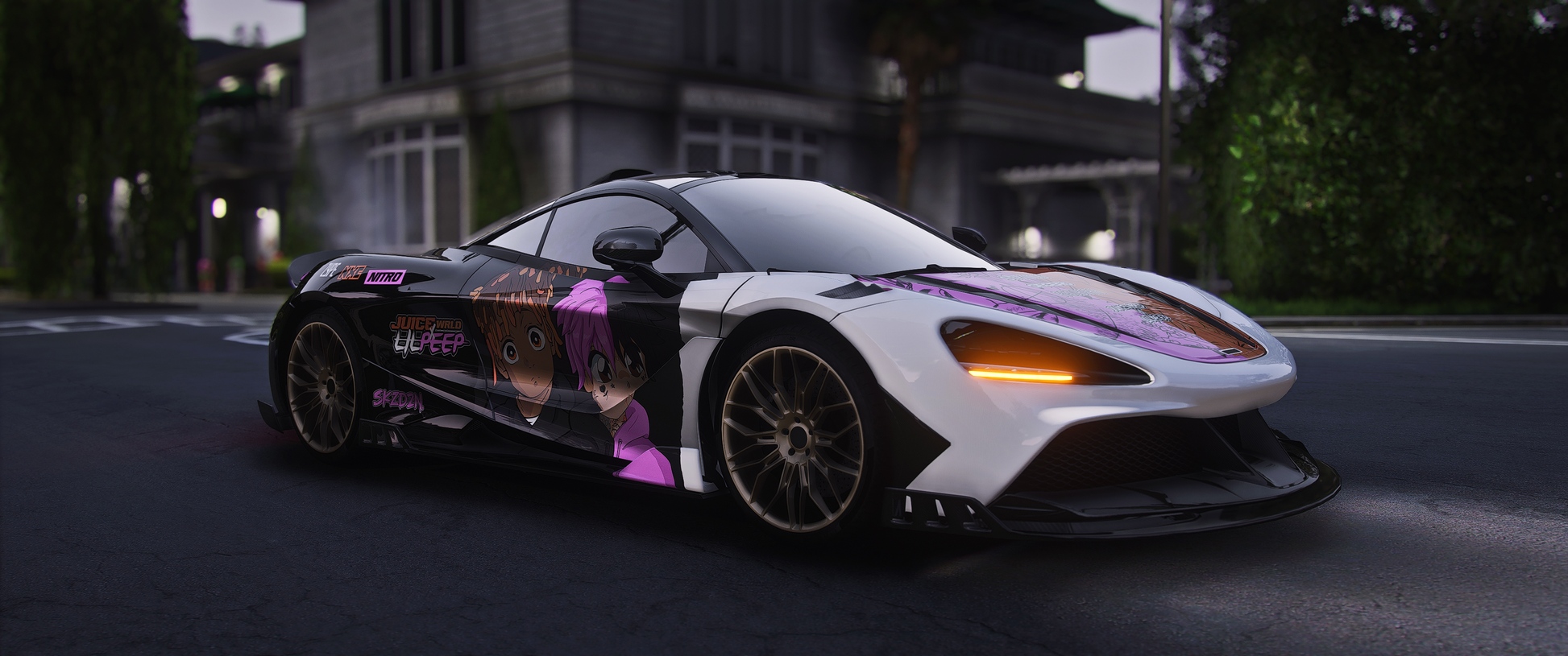 Debadged Mclaren 765LT Keyvany GTA 5 car