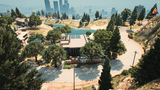 Exterior view of Mega Mansion in Vinewood Hills for FiveM