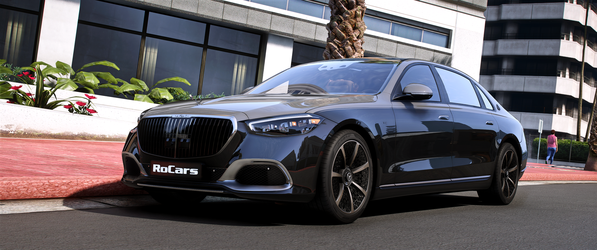 MERCEDES MAYBACH S680 NIGHT SERIED front view