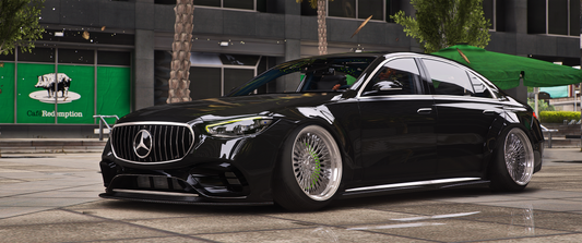 Mercedes S63 AMG Twin Turbo Widebody front view