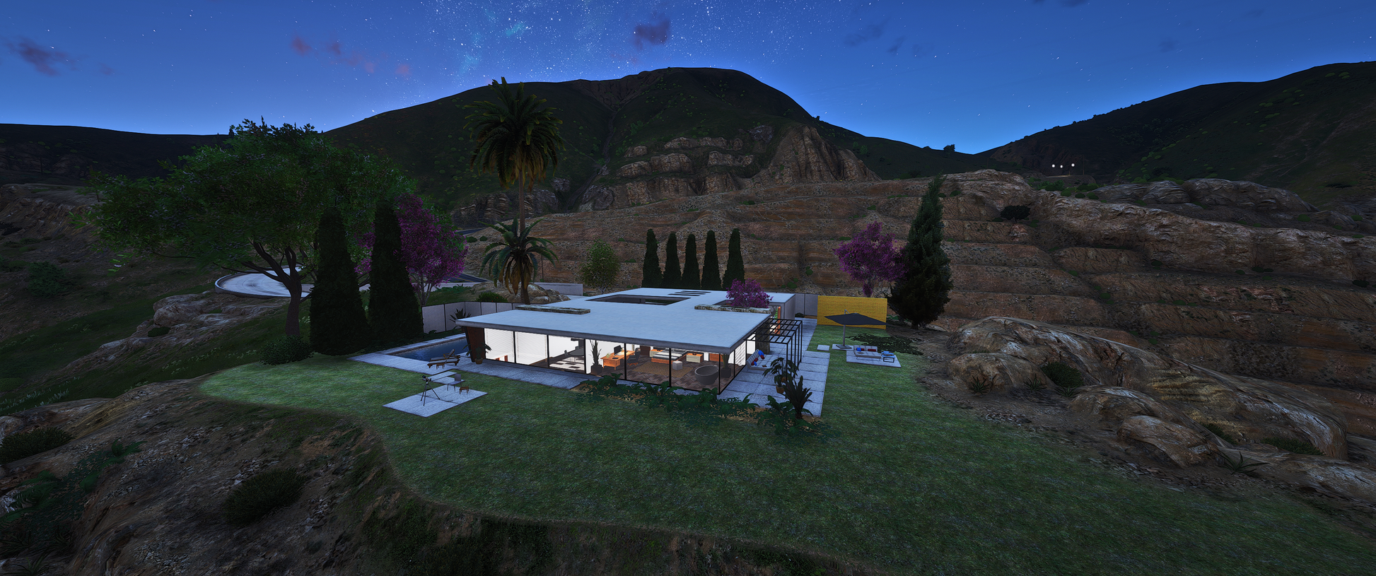 Exterior view of [MLO] Canyon House Interior V2 GTA 5