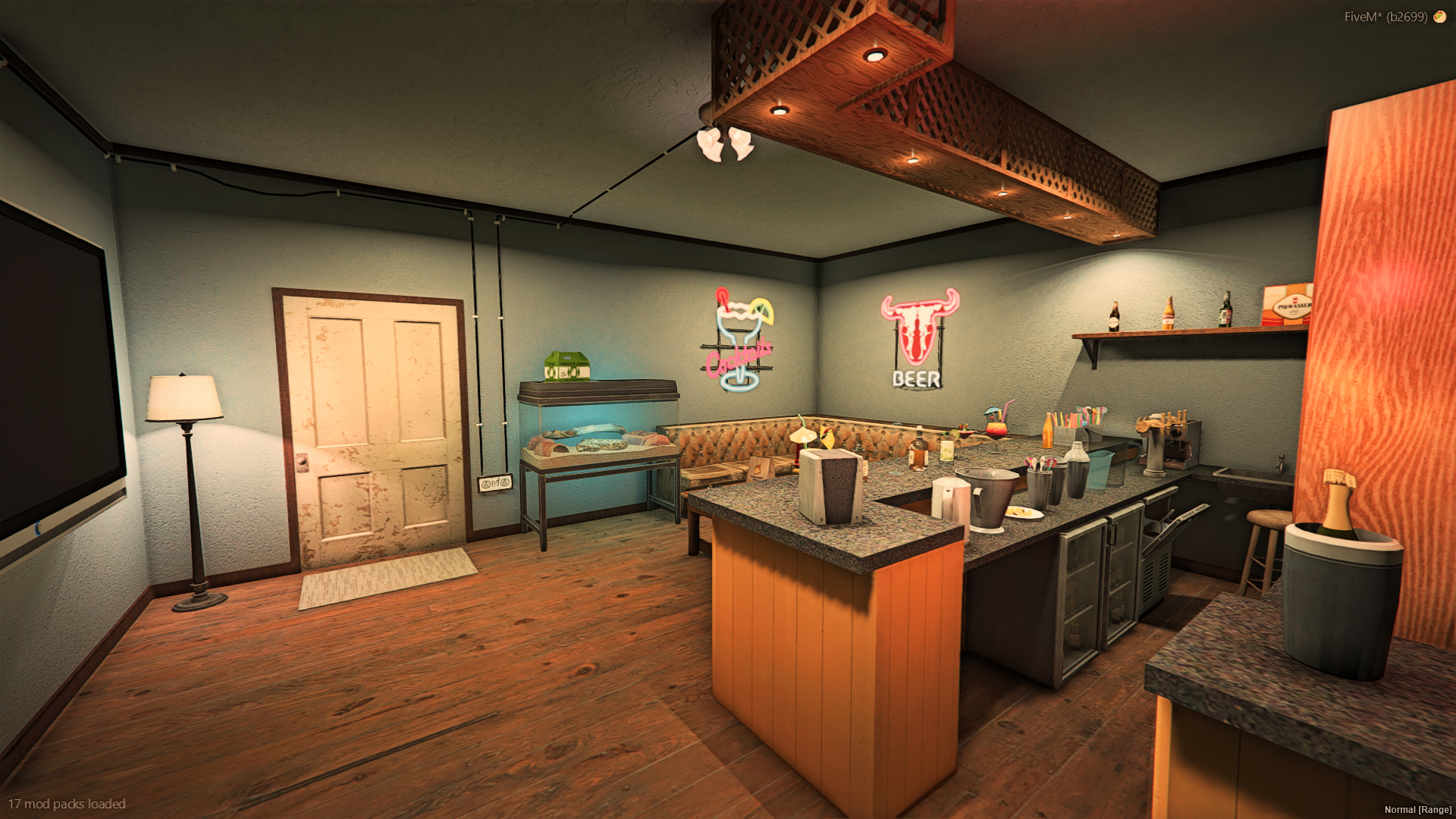 Back view of Brouge Avenue Gang House for FiveM