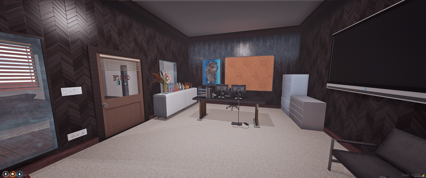 House-off living room interior design in FiveM