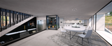 Balcony view of Jetty Highclass Apartment interior in FiveM