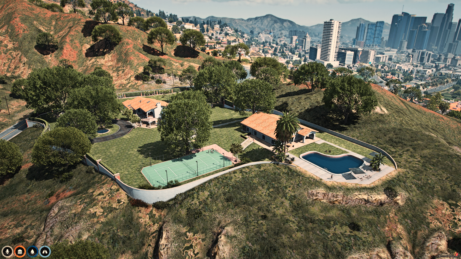[MLO] Mansion 14 rooftop interior with immersive design and GTA V optimization