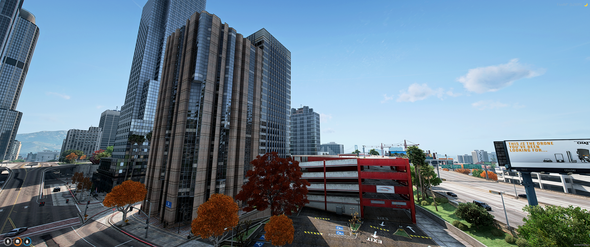 Maypole Apartments exterior view in FiveM