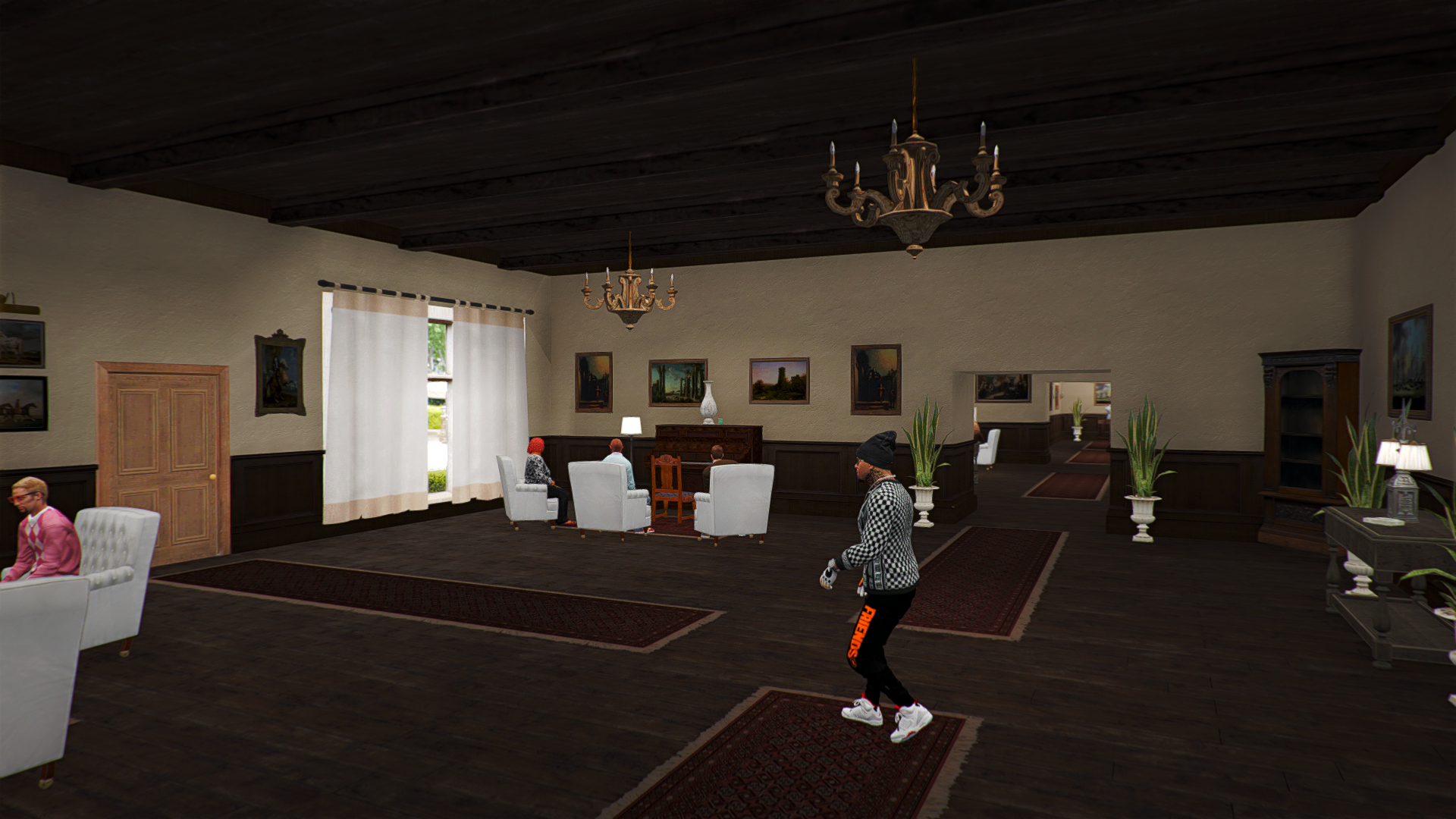 Kitchen area in [MLO] PlayBoy Mansion GTA V map