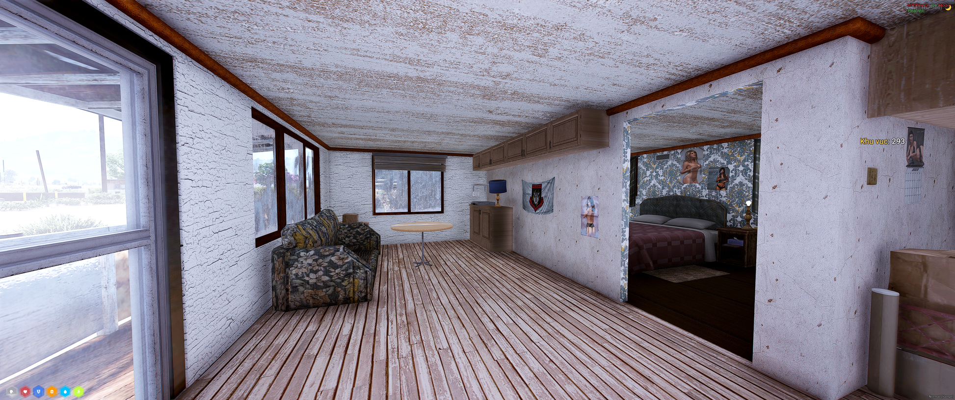 Roleplay setup inside [MLO] Sandys House FiveM map
