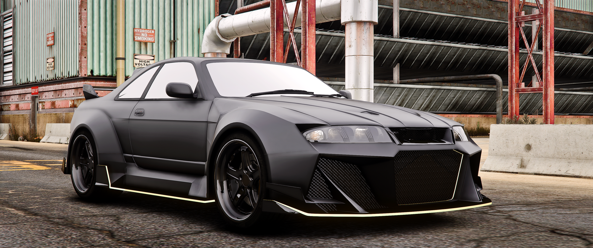 Debadged Nissan R33 Venuum Front View