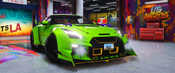 Debadged Nissan R35 Ultra Edition in FiveM