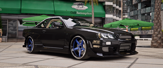 Nissan Skyline R34 Twin Turbo front view