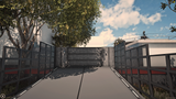 Ocean View Mansion garden and landscaping in FiveM