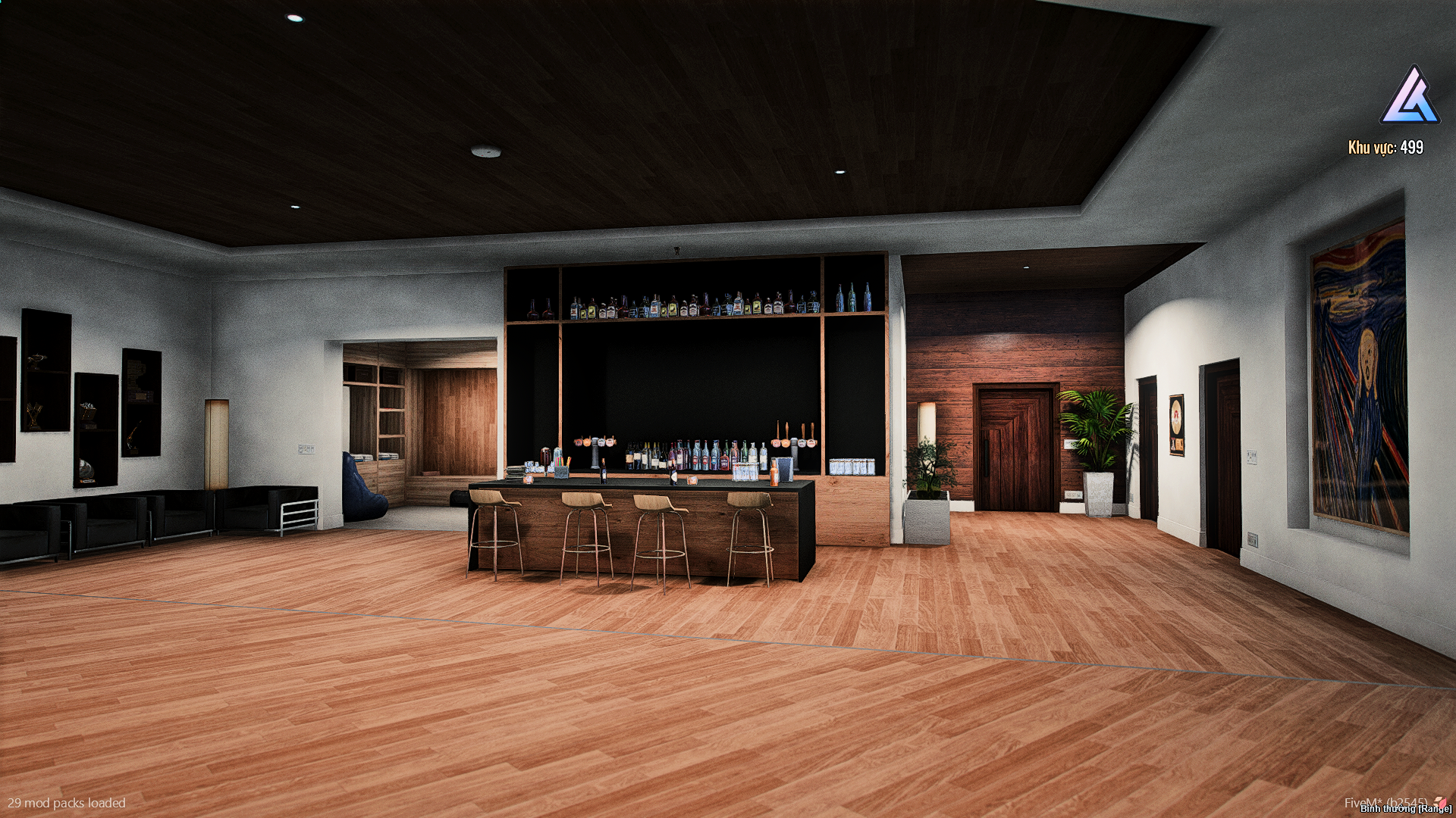Luxury bathroom in MANSION 03 V2 FiveM mod
