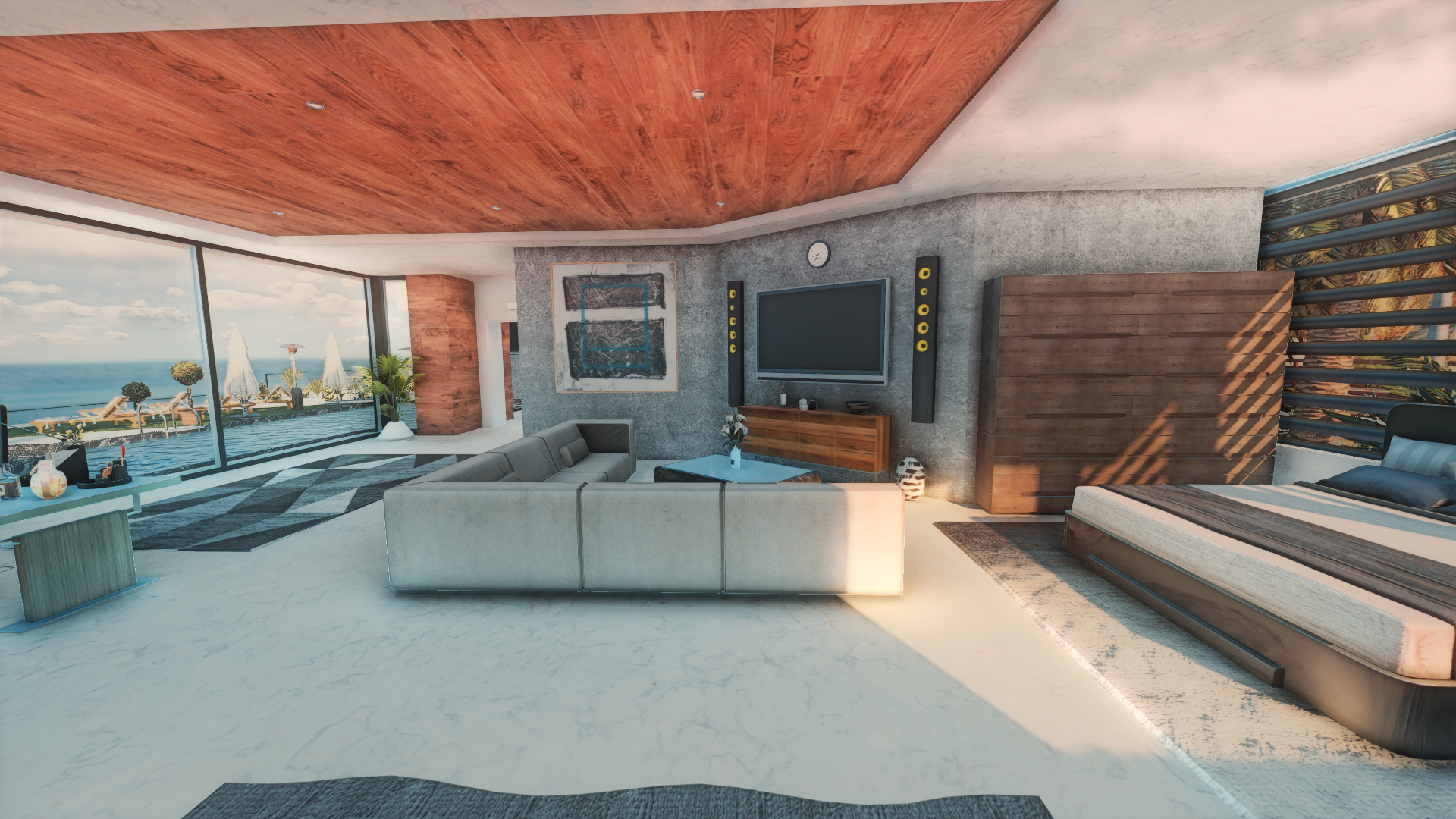 The Ora Mansion 2.0 FiveM map mod kitchen interior