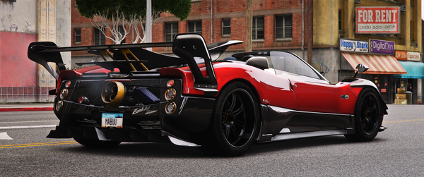 Front view of Pagani Zonda My GTA V vehicle