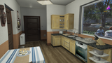 Bedroom interior with furniture
