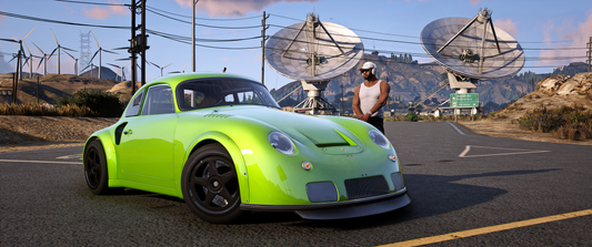 Porsche 356 RSR front view for FiveM GTA V