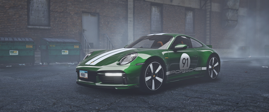 Porsche 911 Sport Classic 2023 mod for FiveM with realistic detailing