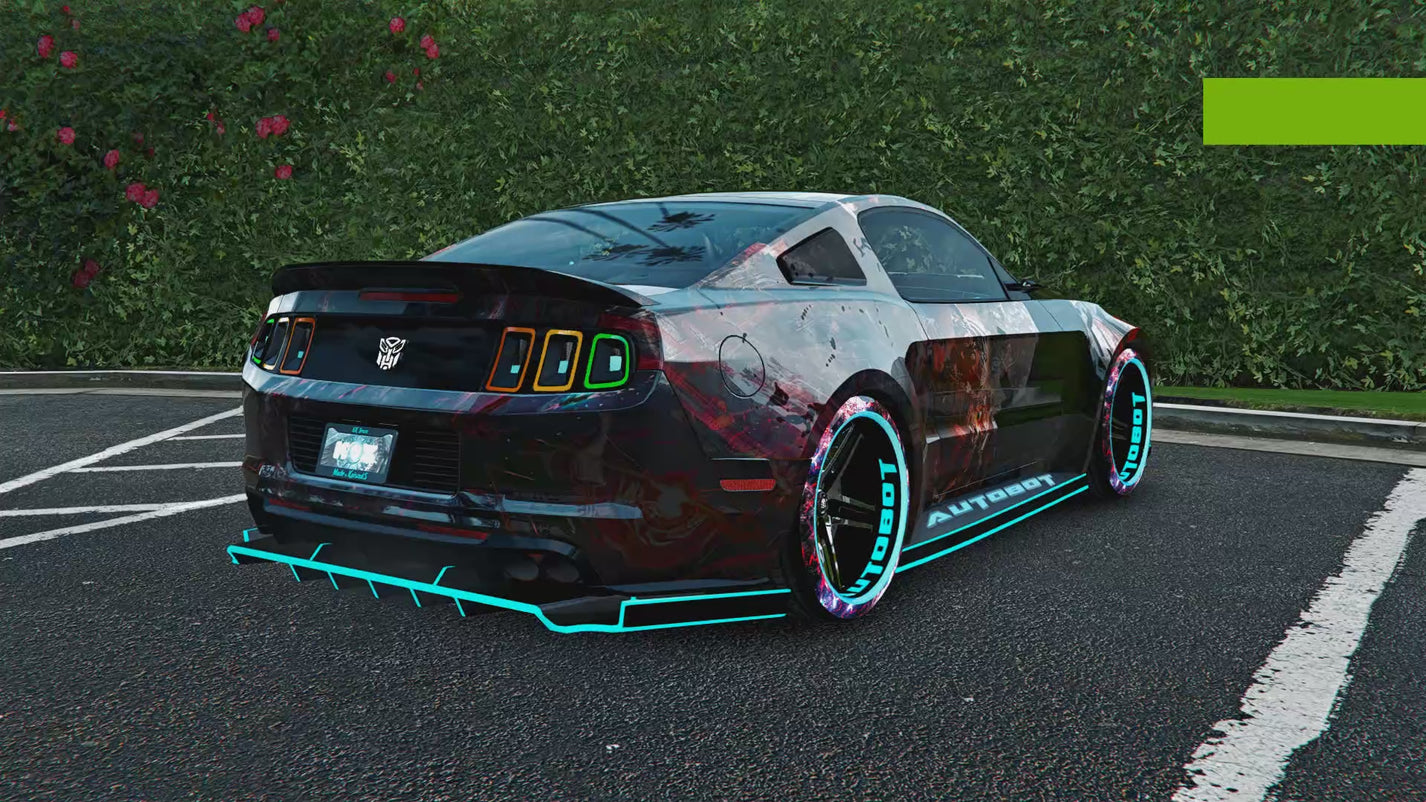 Ford Mustang Optimus Prime [Dinamic RGB Lights] – Fivem Dealership