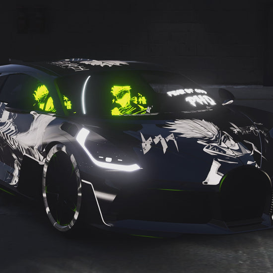 Bugatti Divo Gojo Jujutsu Kaisen Mod Front View