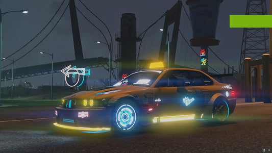 BMW M3 E36 Taxi [Dinamic RGB Lights]