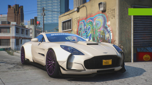 Aston Martin One 77 Speed Hunter Edition [Animated Lights]