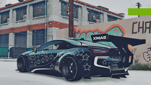 BMW I8 XMAS Edition [Animated Lights] – Fivem Dealership