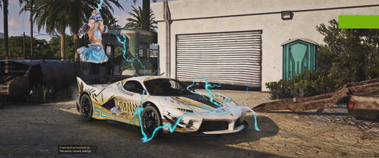 Ferrari FXX-K Evo Front View with Dynamic Lights