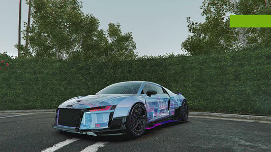 Audi R8 Prisk Fully Tuned Fly [Dinamic RGB Lights]