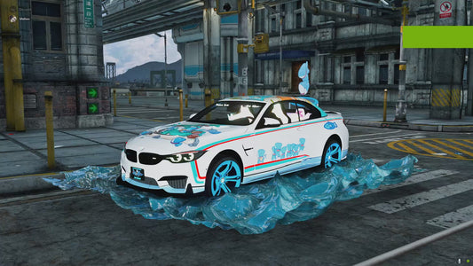 BMW M4 Shark Blue [Animated 3D]