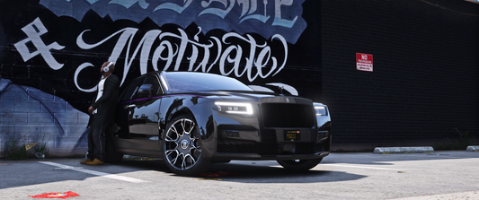 2022 Rolls Royce Ghost Black Badge FiveM dealership mod