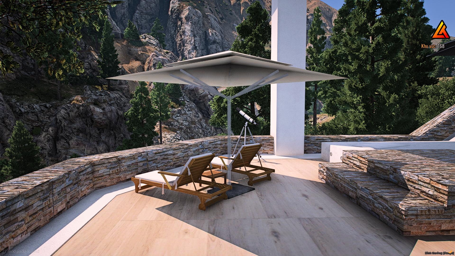 Home office area interior