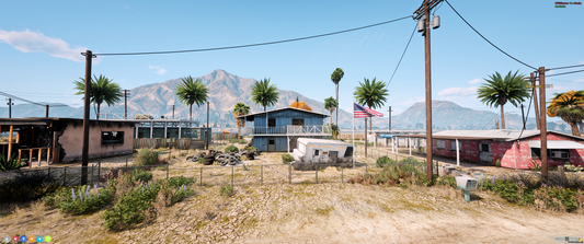 Front view of [MLO] Sandy House in FiveM