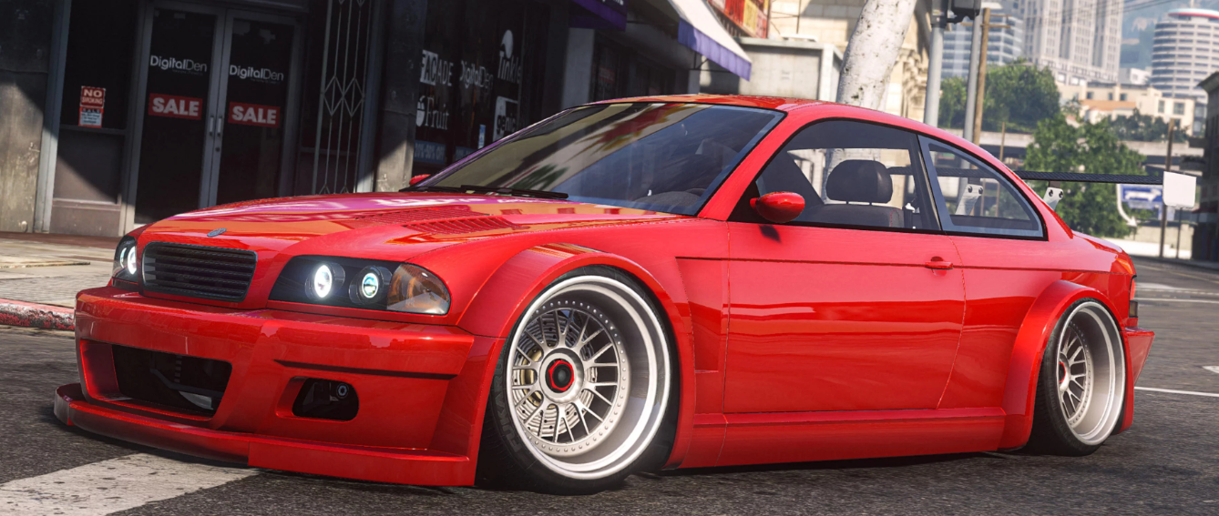 Side view of Ubermacht Sentinel Mk.4 GTR for FiveM