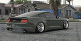 Side profile of Stanced Ford Mustang 5.0 FiveM mod