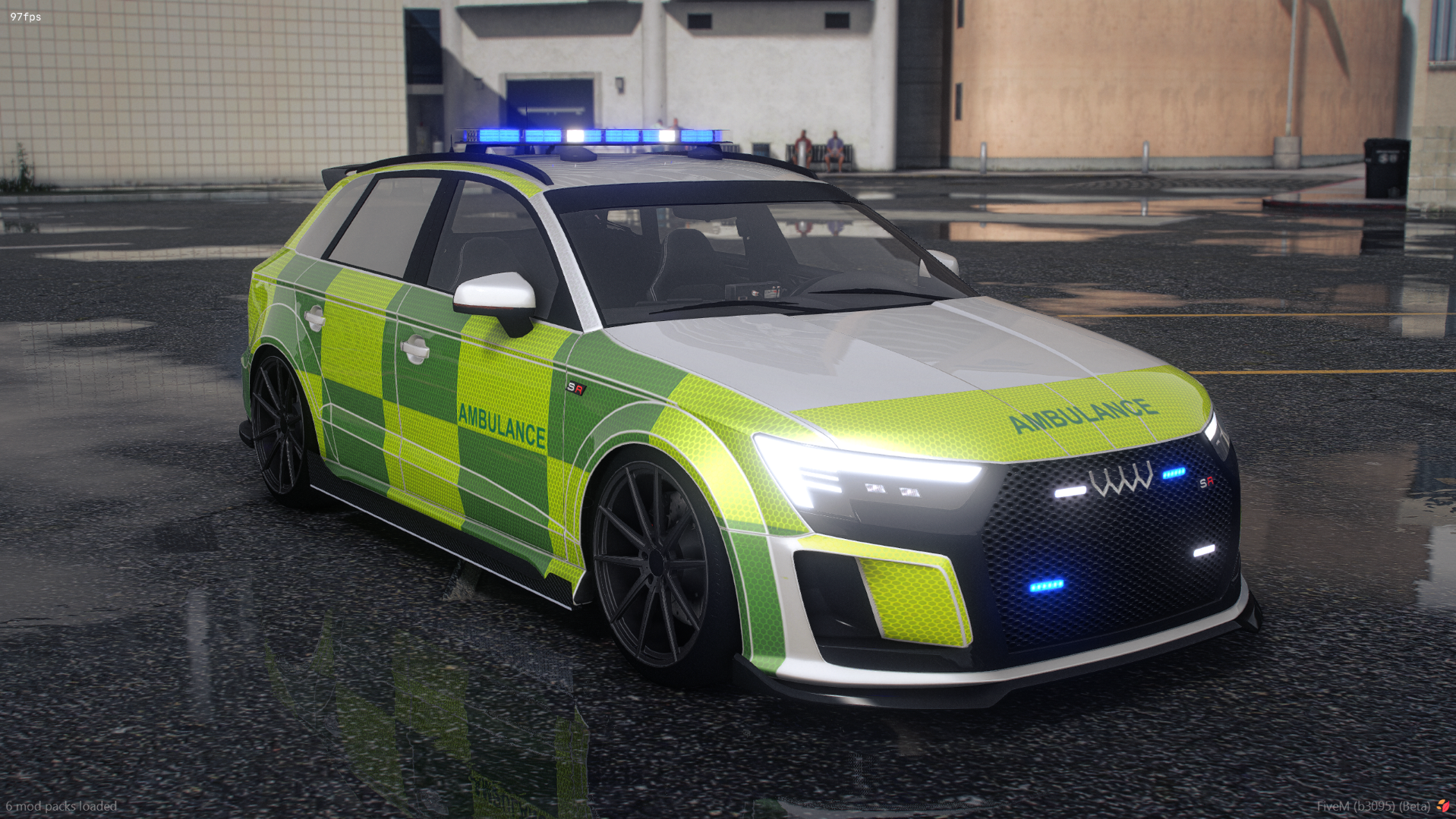 FiveM Tailgater SR Hatch Police and Medical Emergency Vehicle