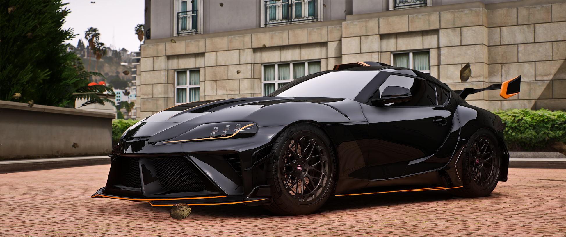 Debadged Toyota Supra Robot Craftsman Front View