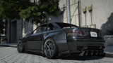 Side view of Ubermacht Sentinel XS MANDEM FiveM mod showing detailed textures