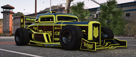 Lore Friendly Vapid Hustler F1-23 ROD FiveM Mod Front View