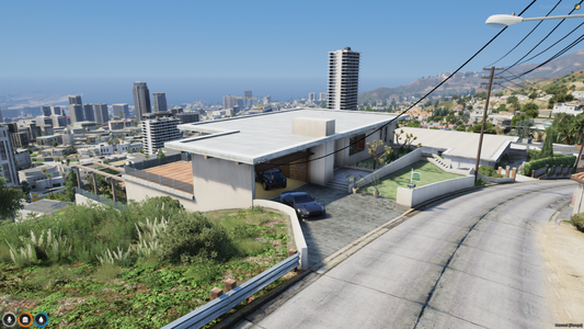Vinewood Mansion FiveM MLO exterior view