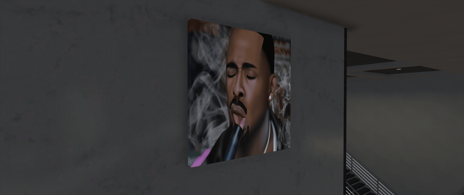 Wall art collection mod for FiveM interiors