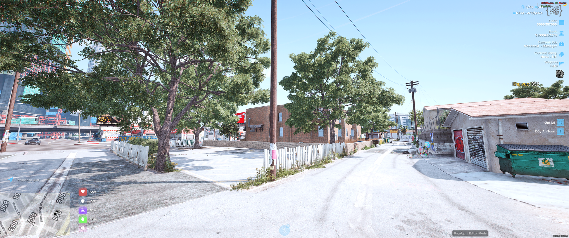 [MAP] Wash Hood Parking Area